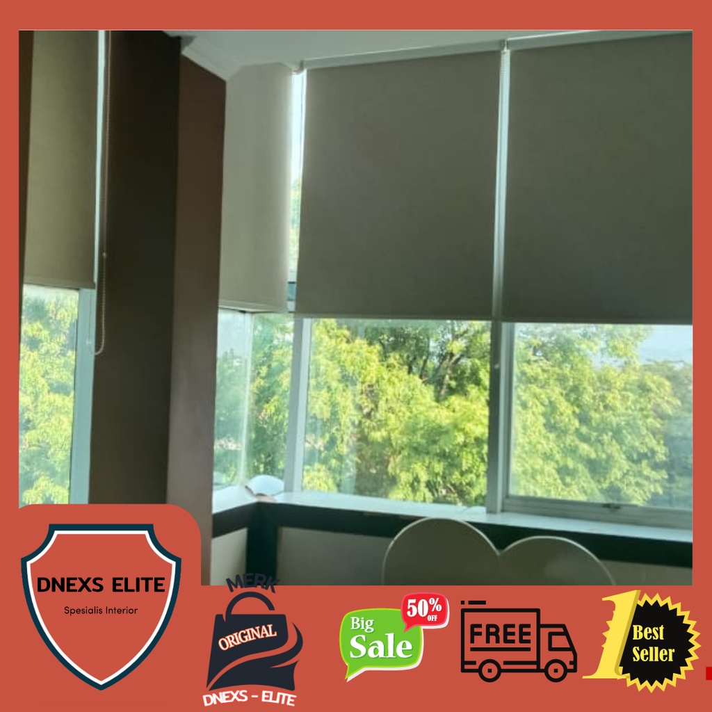 suntex blind tirai outdoor tampias cahaya dan air hujan