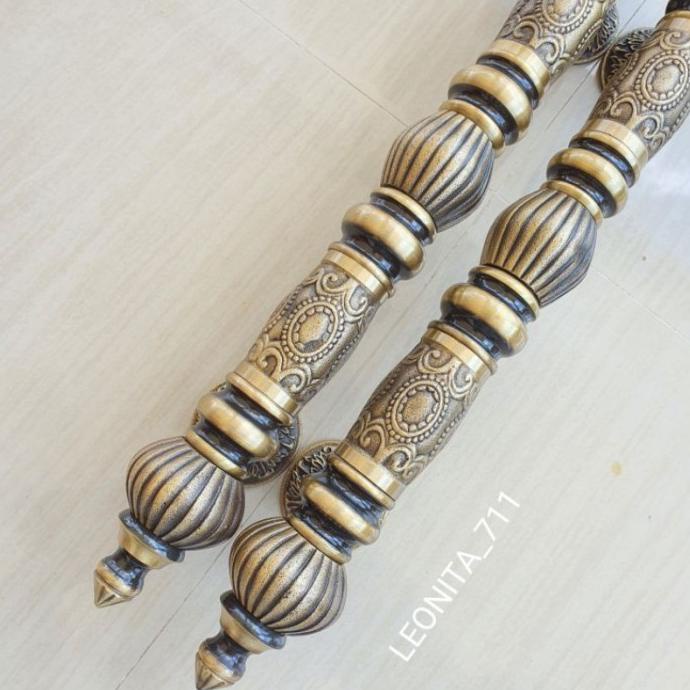 GAGANG PINTU HANDLE PINTU KUNINGAN LABU 45CM MEWAH