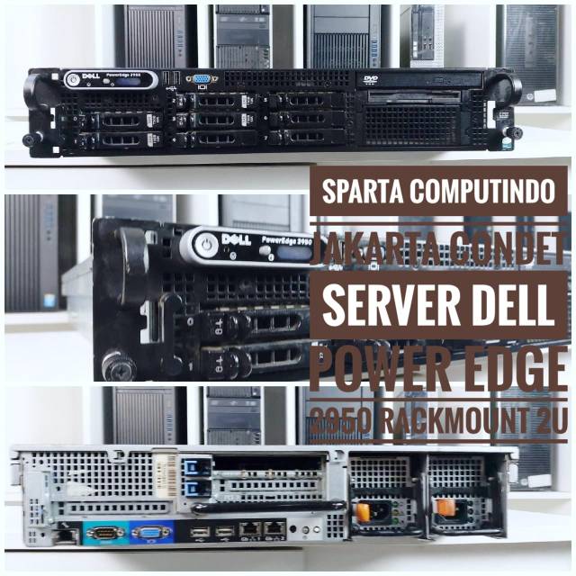 Server Dell Power Edge 2950 Rack 2U Intel Xeon E5160 Double Proci Ddr 2