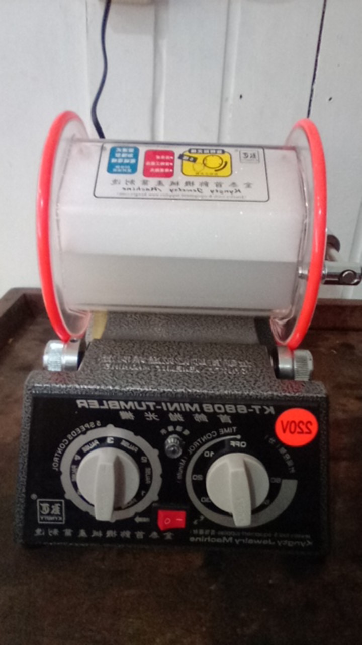 Mesin Sangling / Mesin Molen / Mesin Mini Tumbler Kyngty Kt 6808 / Mesin Pencuci Perhiasan