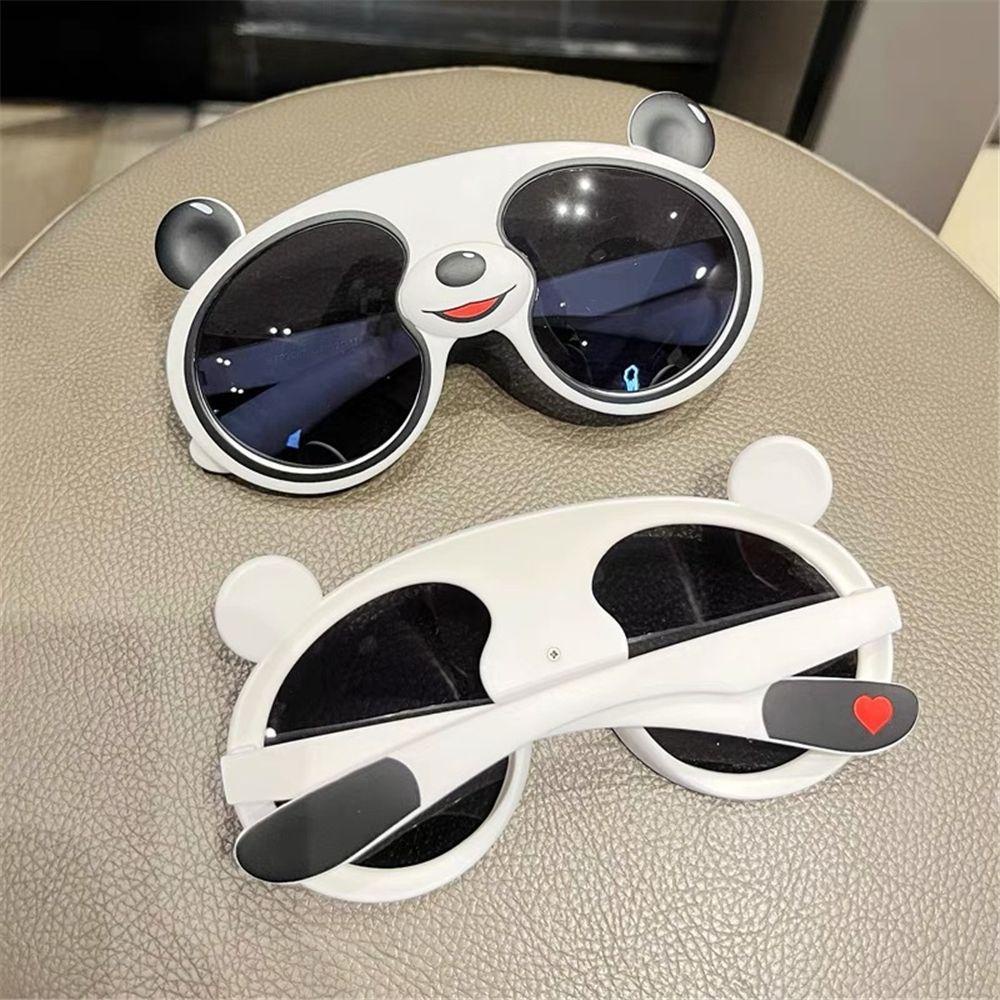 Kacamata Hitam UV400 Desain Kartun Panda Untuk Anak