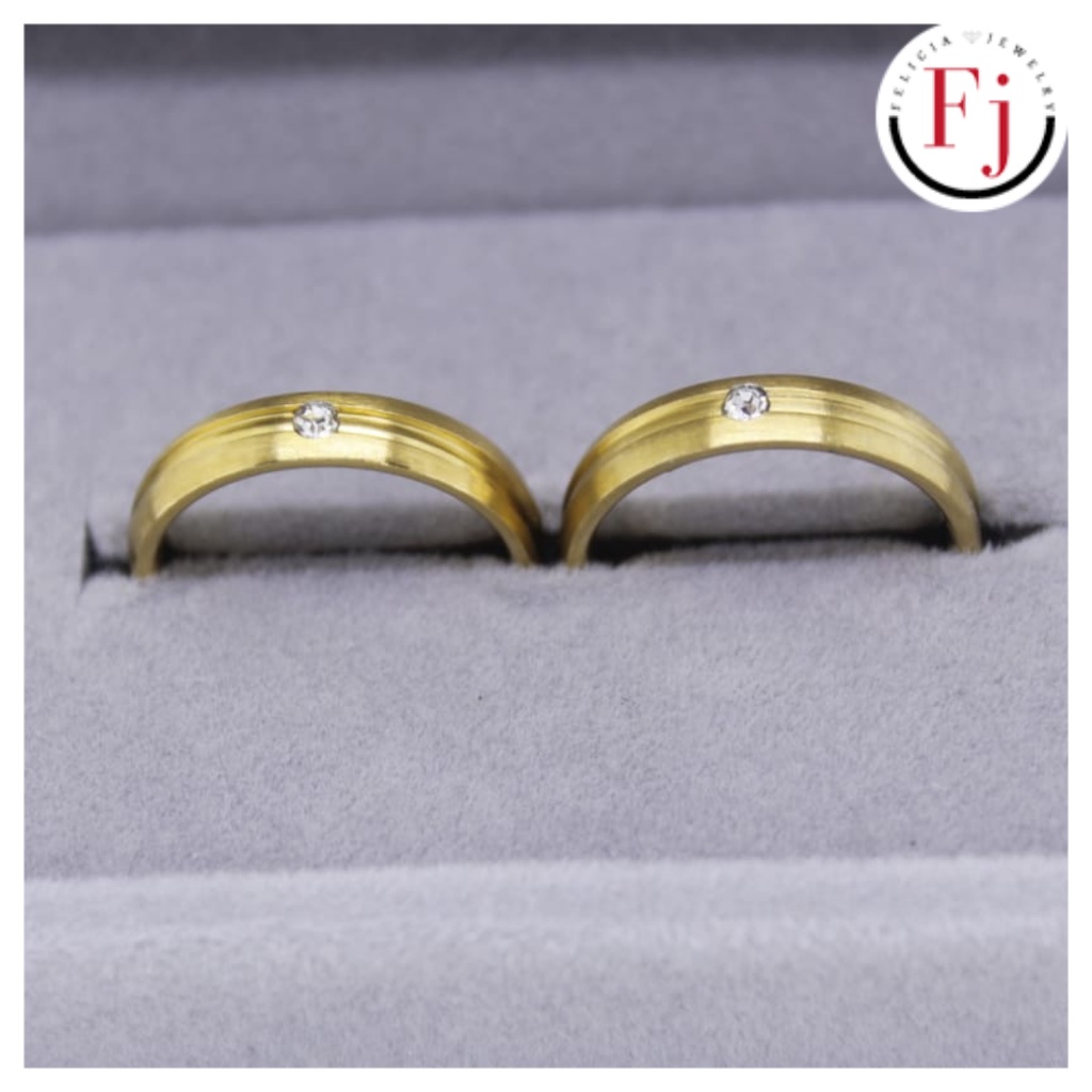 Cincin couple / Cincin pasangan / Cincin tunangan / Cincin / Cincin anti karat