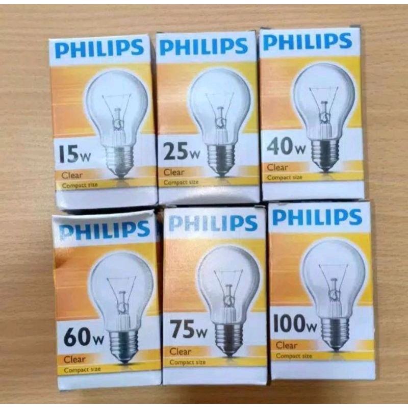 Lampu Pijar Philips 100w