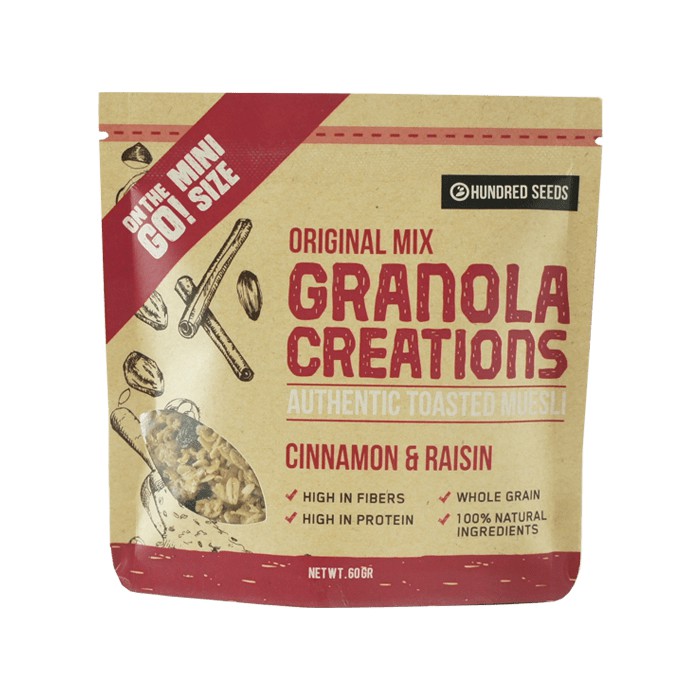 

Granola Creations Granola Original Kayu Manis & Kismis 60 gr