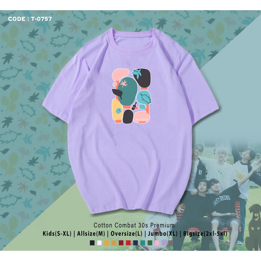 T-SHIRT K-POP / KAOS K-SHOW BTS IN THE SOOP2 / REAL PICTURE / IMPORT