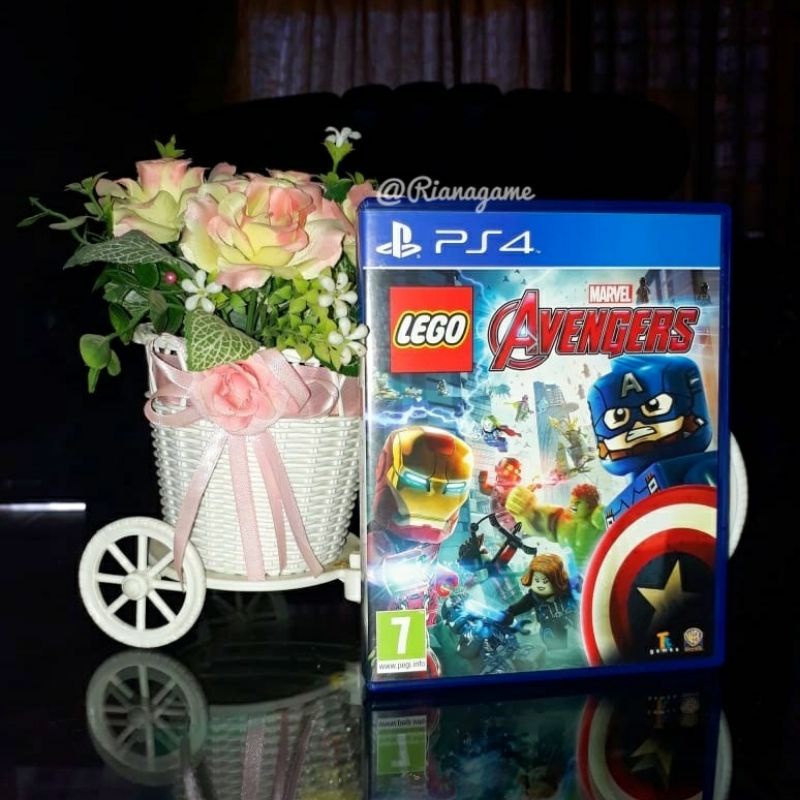 BD Kaset PS 4 Lego Marvel Avengers Game CD PS 4 Original Bekas Second