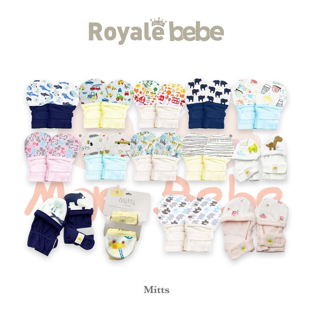 Royale Bebe Mitts Sarung Tangan Bayi Dengan Perekat