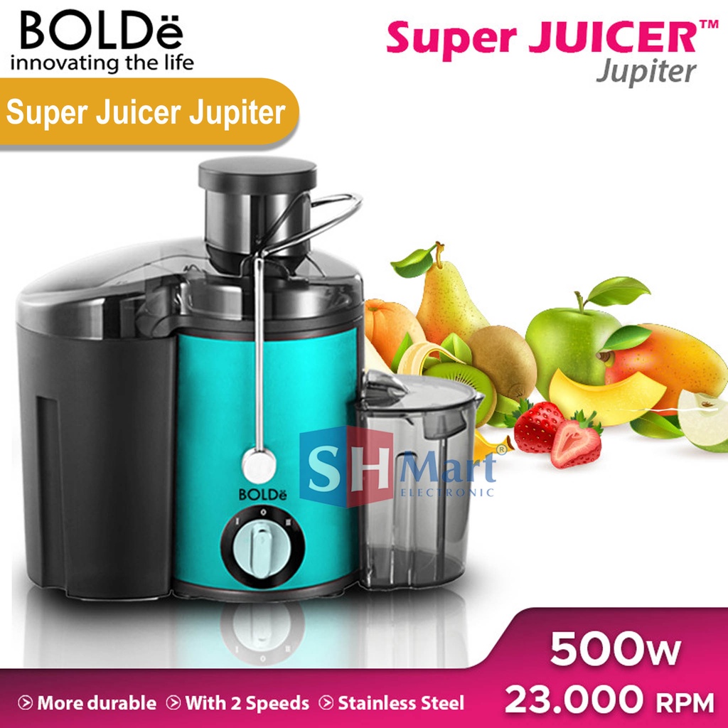 JUICER BOLDE SUPER JUICER JUPITER / PENGEKSTRAK BUAH BOLDE KAPASITAS 450 ML GARANSI RESMI