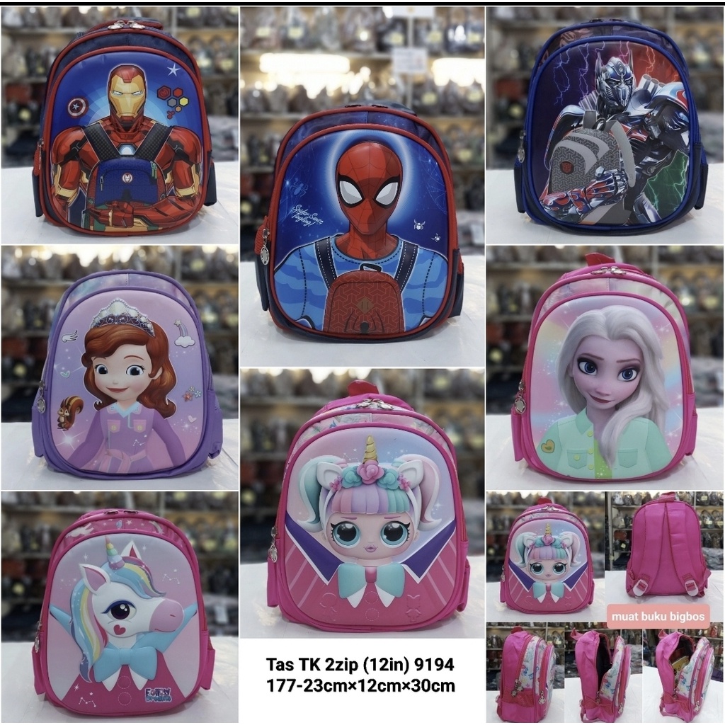 Tas ransel import paud pg tk