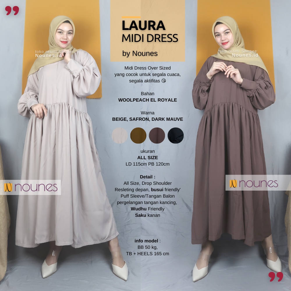 DEFECT Gamis n midi Polos Dress Reject cacat minor Matt Woolpeach n Maxmara Lux Thalia Lidya Laura Helena Mia Tiara Sonia Keira