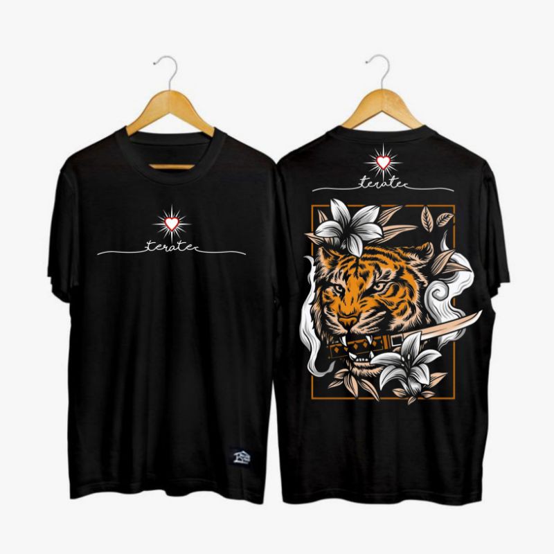 kaos psht harimau terbaru keren kekinian putih original