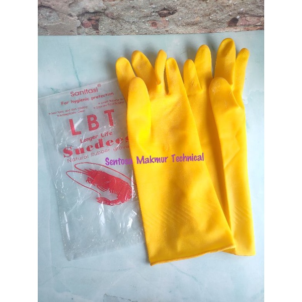 LOBSTER LBT Sarung Tangan Karet Latex Rubber Hand Gloves Cap Udang