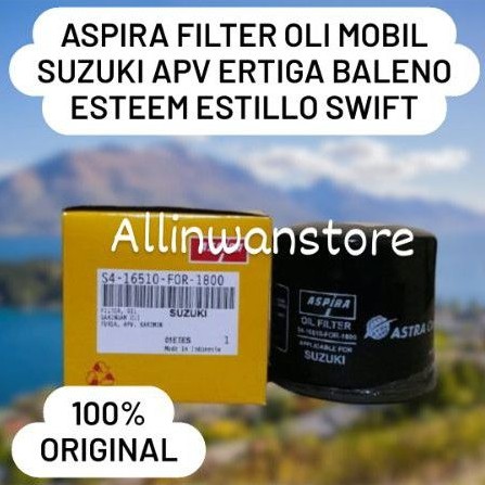 ASPIRA Filter Oli Mobil Suzuki APV Ertiga Baleno Esteem Estillo Swift