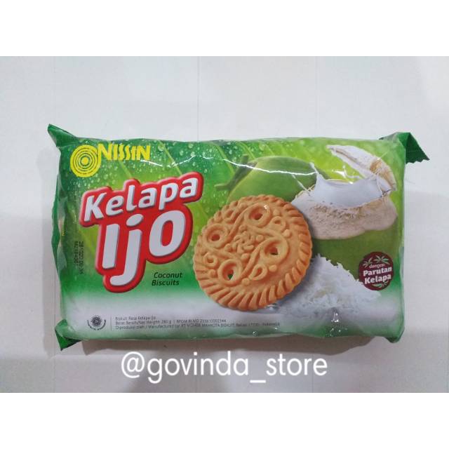 

NISSIN KELAPA IJO COCONUT BISCUIT 280gr PREMIUM PAK