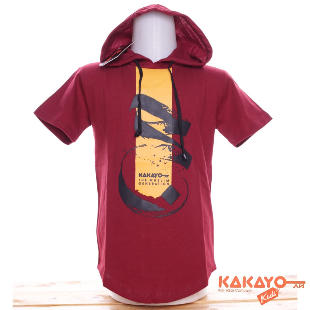 Kakayo Kids Hoodie Anak/Kaos Anak/Muslim/Atasan/Baju/Premium/ Unisex/Sablon Plastisol/Desain Distro