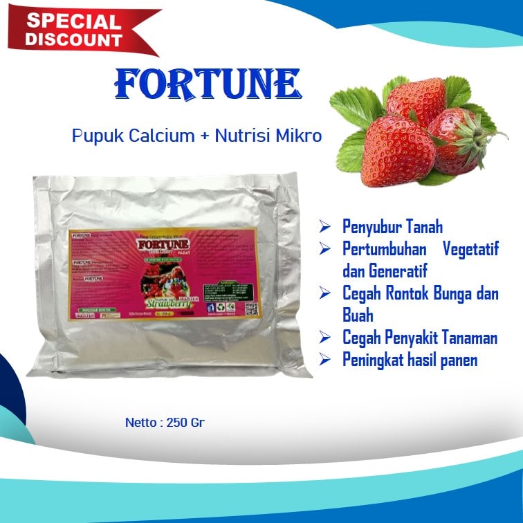 Pupuk Booster Strawberry TERBAIK, Pupuk Buah Strawberry Agar Cepat Berbuah