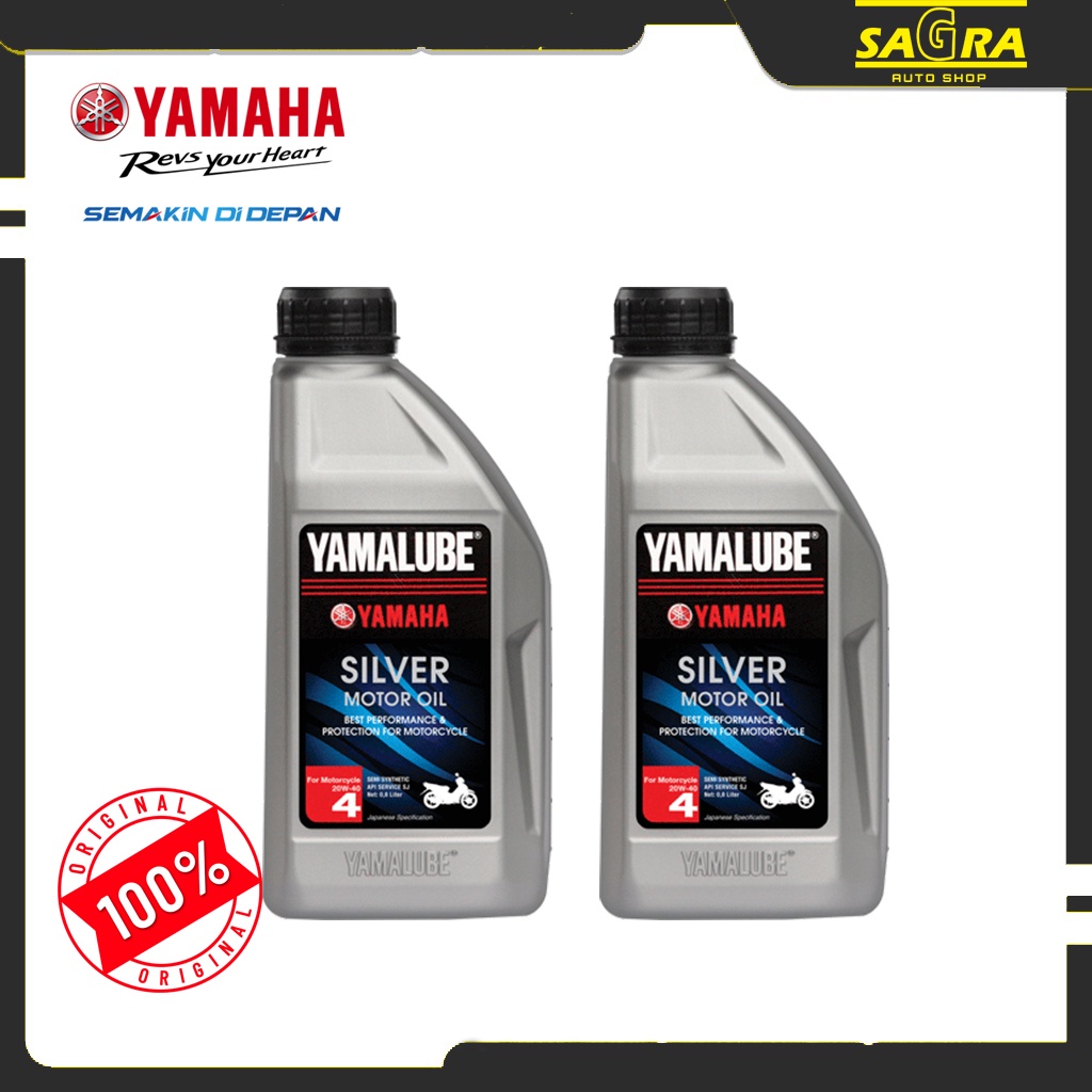 OIL OLI YAMALUBE SILVER 800ML - OLI YAMALUBE SILVER MOTOR BEBEK