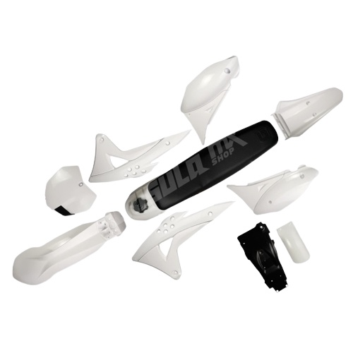 BODY SET GORDON KLX 150 - FULL PUTIH