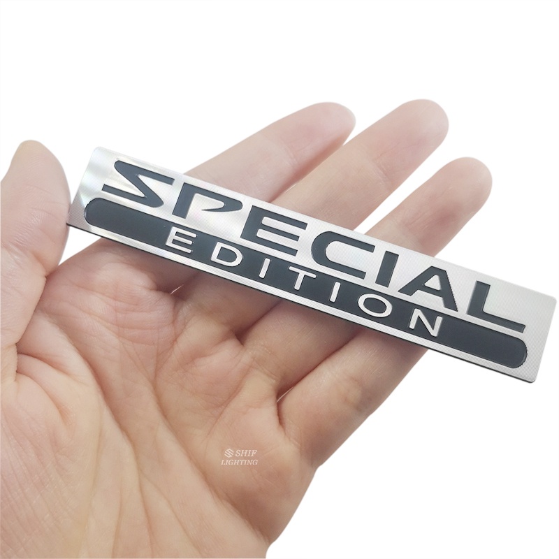 1pc Stiker Emblem Logo Mobil Universal Edisi Spesial Bahan Metal