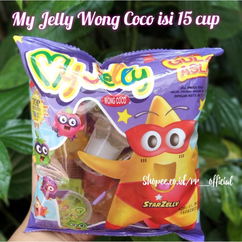 

My jelly agar agar coco gula asli 15pcs