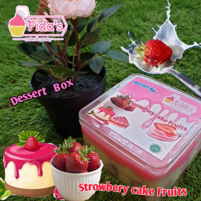 

Deseert box strawbery fruits