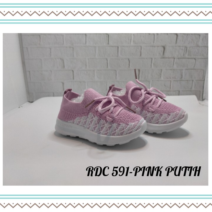 BAYAR DITEMPAT (COD)-SEPATU IMPORT ANAK BABY RAJUT ELASTIS MODEL KAOS KAKI RDC 591 22-27