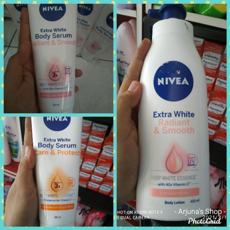 NIVEA Body Serum Care &amp; Protect 180ml