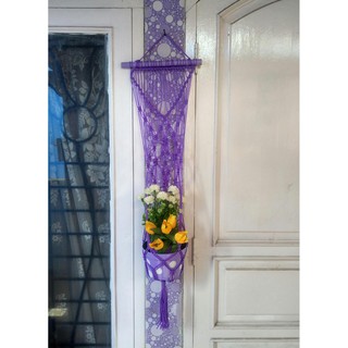 pot bunga tali anyaman gantung macrame untuk tanaman pot bunga tali anyaman gantung macrame untuk tanaman