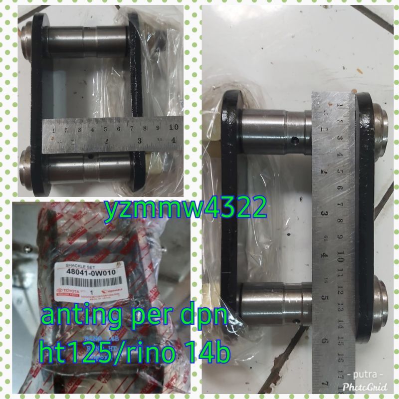 Jual shackle set anting per peninggi per depan toyota dyna ht12t hino