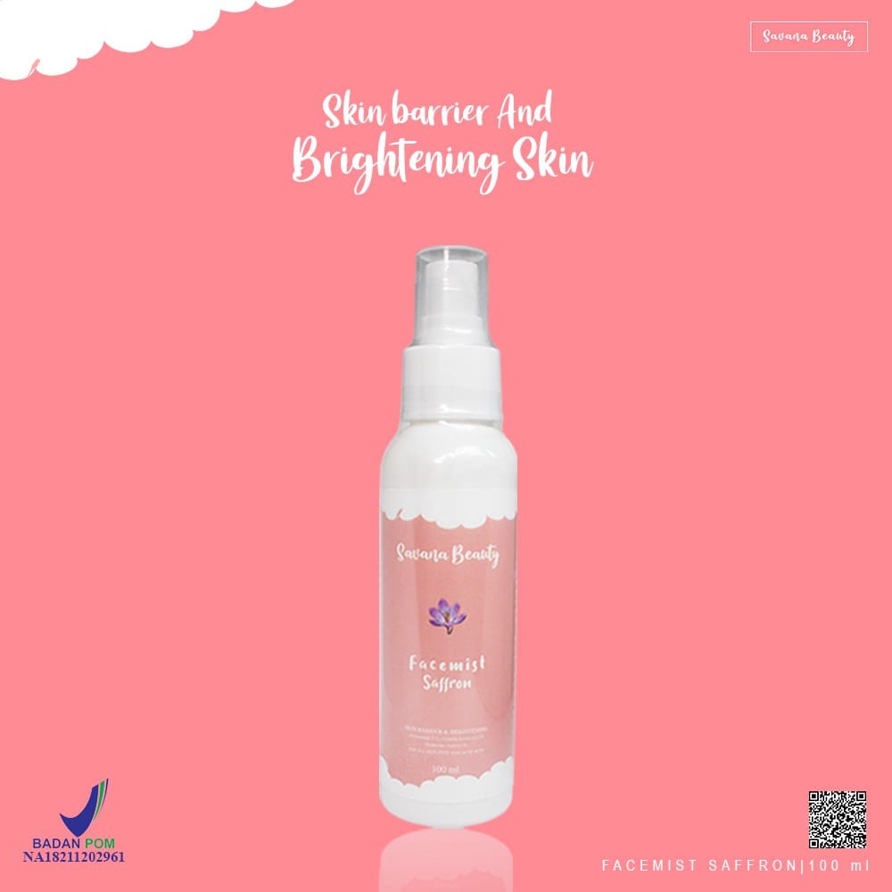 [BPOM] SAVANA BEAUTY FACE MIST SAFFRON
