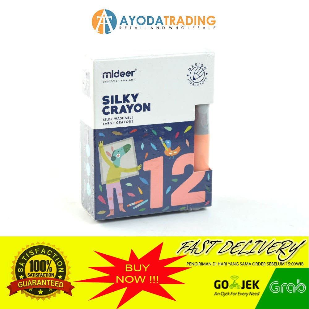 Mideer Silky Crayon Hadiah Kado Anak