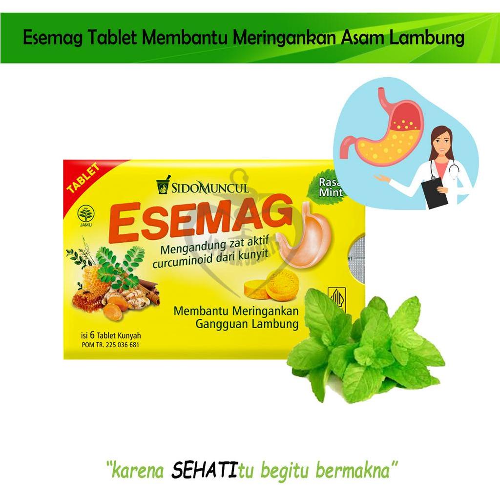 Esemag Tablet Meringankan Gangguan Asam Lambung