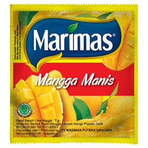 

Marimas Minuman Serbuk Instan Rasa Mangga Manis Kemasan Sachet 7gr ( 1 Renceng = 10 Sachet )