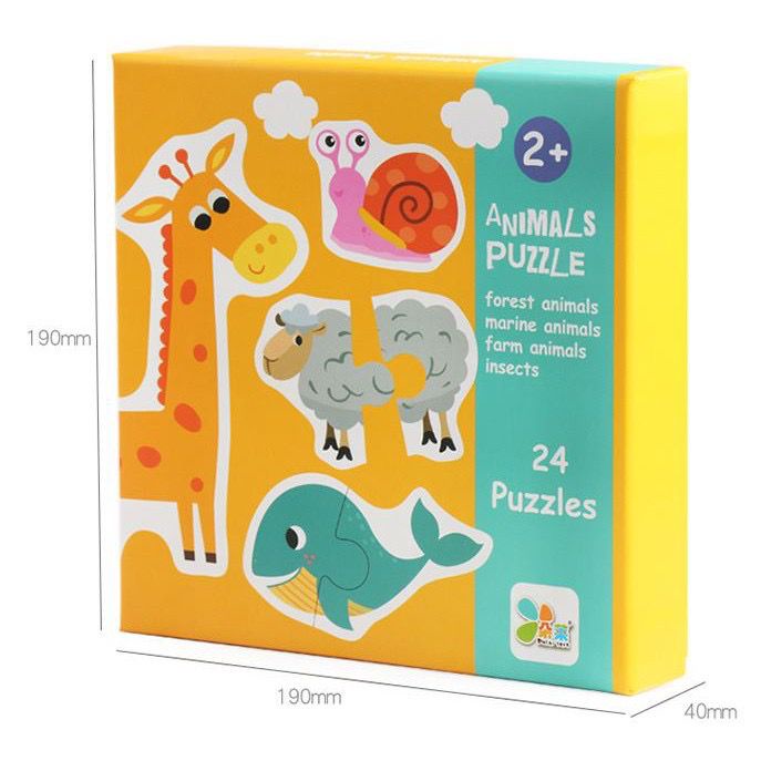 Mainan Edukasi Anak MATCHING PUZZLE Jigsaw Puzzle Kayu Puzzle Belajar