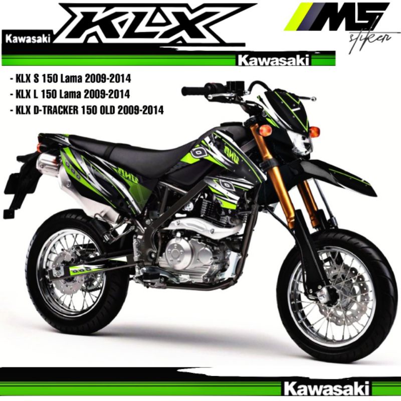 Decal Sticker Striping Variasi Fullbody KLX 150 Lama 2009-2014 - Decal KLX L Lama - Decal KLX S Lama