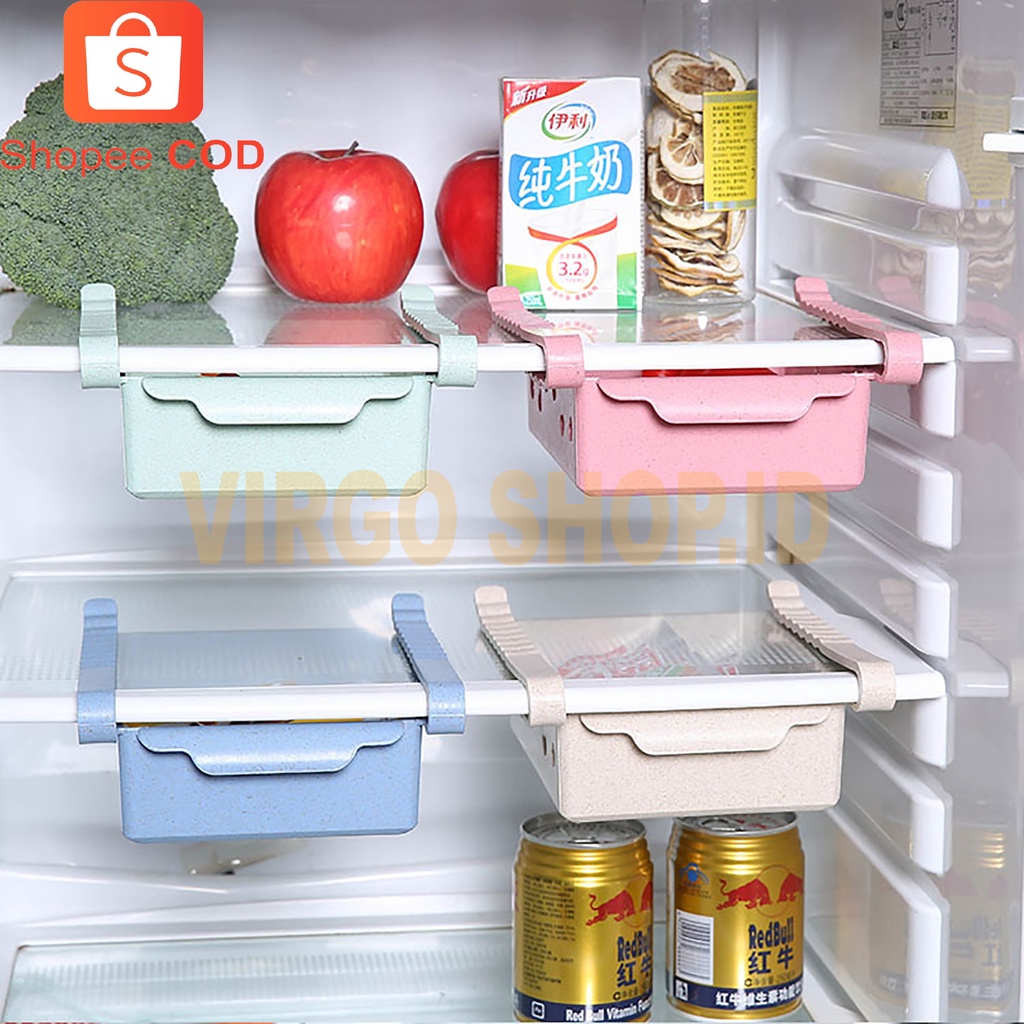 Rak Kulkas Tempat Menyimpan Makanan / Laci Kulkas Organizer Multifungsi / Tempat Penyimpanan Makanan / Kulkas / Kotak Penyimpanan Kulkas / Tempat Menyimpan Makanan /  Penyimpanan Makanan