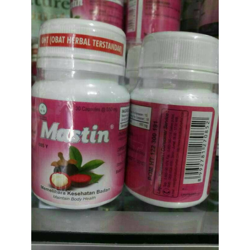 MASTIN 30s KAPSUL HERBAL EKSTRAK KULIT MANGGIS ANTIBAKTERI