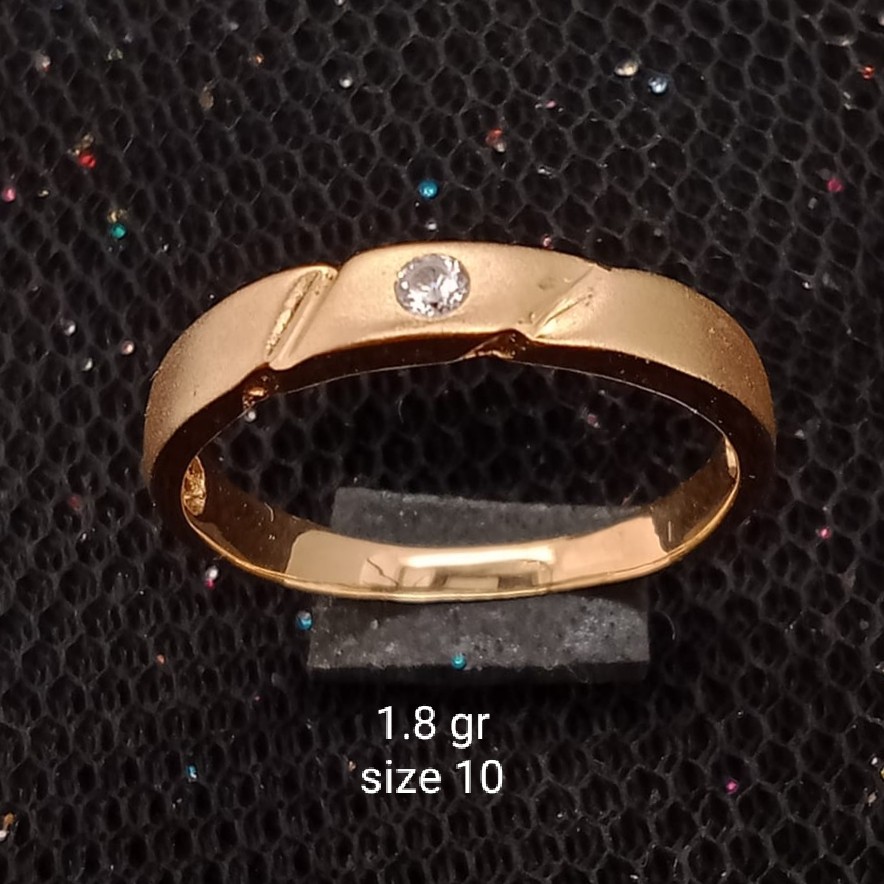 Cincin Emas 17K - 1.8 gr Kadar 750 - 1227