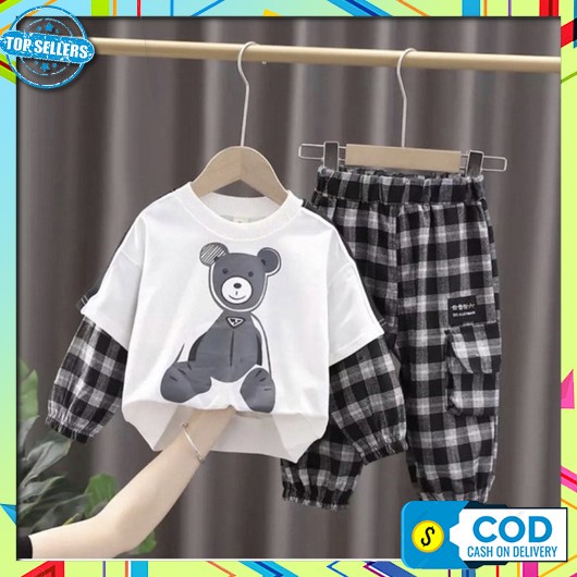 Setelan Anak Balita Polos Stelan Anak Terbaru 2022 Baju Lebaran Korean Style Terbaru Oneset Anak Cow