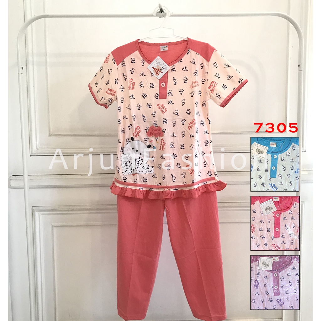 Amro Baju Tidur Anak Lengan Pendek & Celana Panjang Size XL