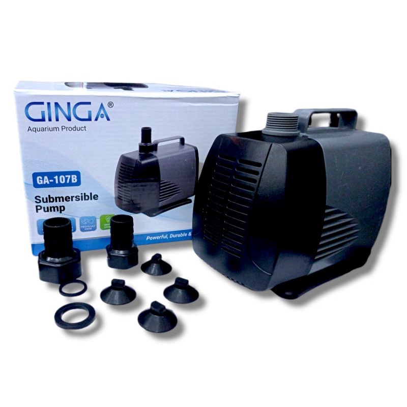 PROMO MURAH Pompa Kolam Hidroponik Submersible GINGA GA 107B