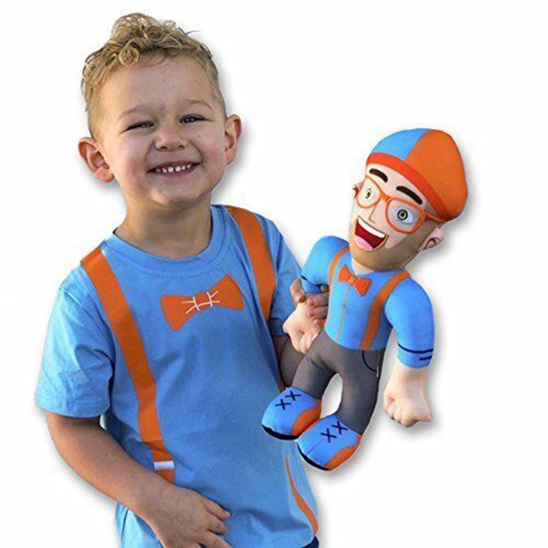 28cm Blippi New Plush Figure Mainan Boneka Boneka Lembut Untuk Hadiah Anakanak