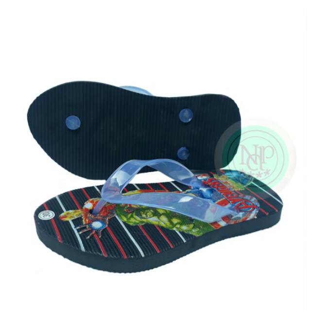 SANDAL JEPIT ANAK KARAKTER / SANDAL KARAKTER SUPERHERO/ SANDAL ANAK