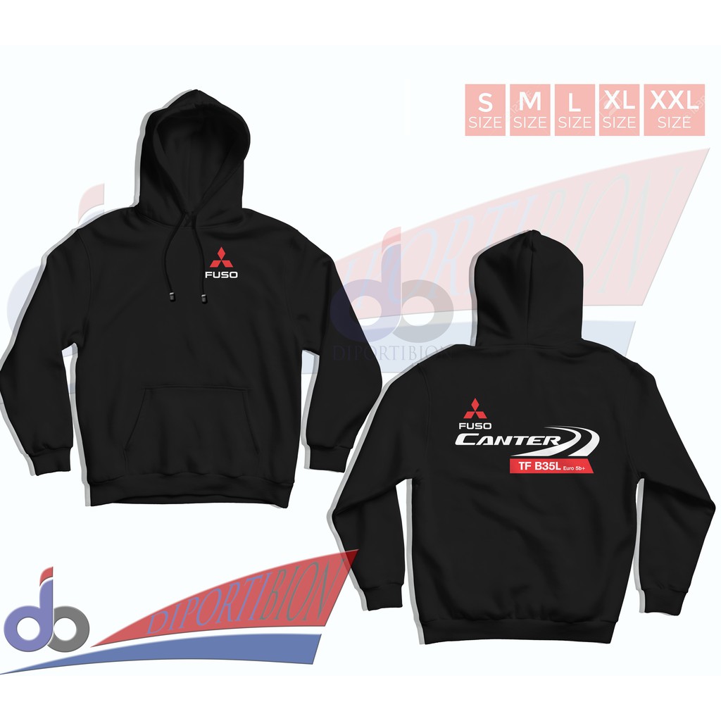 Hoodie Jumper Logo Mistsubishi Fuso Canter / Mitsubishi Fuso Canter Logo Hoodie Jumper