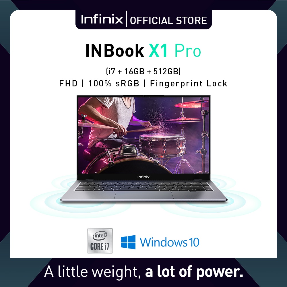 LAPTOP INFINIX BOOK PRO CORE I7 16/512GB - GARANSI RESMI