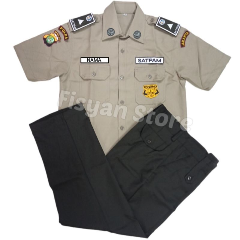 Seragam PDH Satpam | Seragam PDH Security (GAIA NEO PREMIUM)