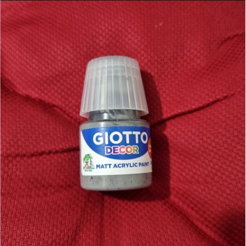 

Cat Akrilik Satuan Giotto Decor Matt Acrylic Paint 25 ml Dark Grey