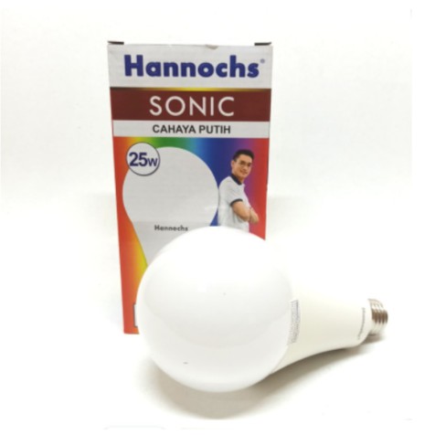 Hannochs Lampu LED / Bohlam LED SONIC 25 watt / 25W Cahaya Putih