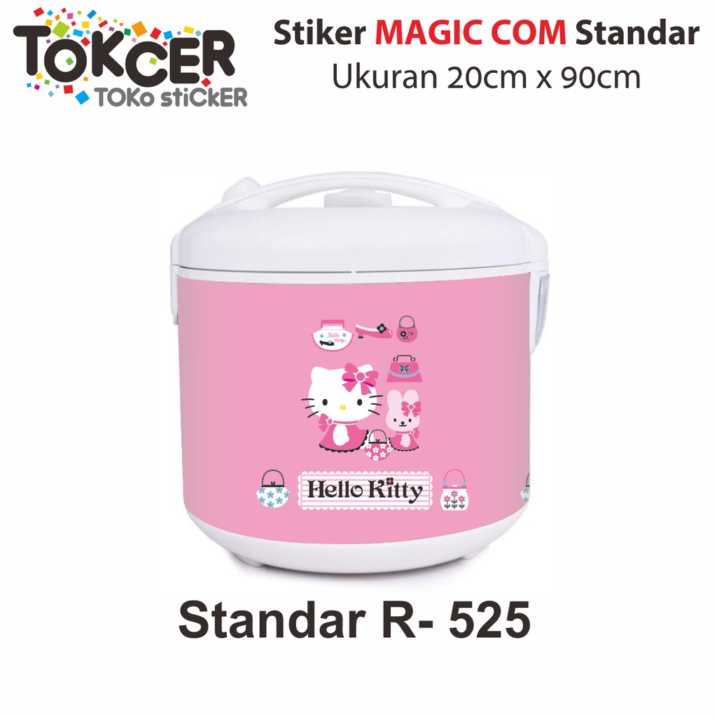 Stiker MAGIC COM / Rice Cooker Motif HELLO KITTY