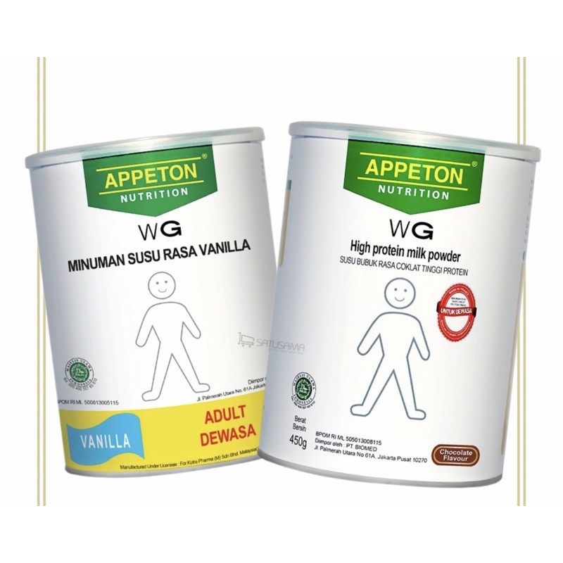 Appeton weight gain 450 gram ( susu menaikkan berat badan dengan cepat )